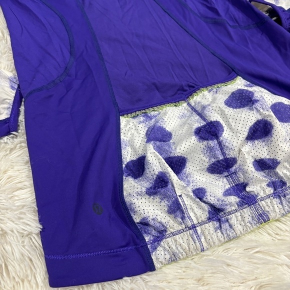 Lululemon Presta Packable Shirket Seaside Dot White / Bruised Berry Size 4 - Picture 12 of 15